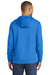 Port & Company PC590H Mens Dry Zone Performance Moisture Wicking Fleece Hooded Sweatshirt Hoodie Royal Blue Back
