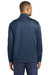 Port & Company PC590Q Mens Dry Zone Performance Moisture Wicking Fleece 1/4 Zip Sweatshirt Navy Blue Back