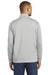 Port & Company PC590Q Mens Dry Zone Performance Moisture Wicking Fleece 1/4 Zip Sweatshirt Silver Grey Back