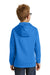 Port & Company PC590YH Youth Dry Zone Performance Moisture Wicking Fleece Hooded Sweatshirt Hoodie Royal Blue Back