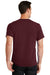 Port & Company PC61 Mens Essential Short Sleeve Crewneck T-Shirt Maroon Back