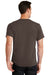 Port & Company PC61 Mens Essential Short Sleeve Crewneck T-Shirt Brown Back