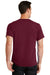 Port & Company PC61 Mens Essential Short Sleeve Crewneck T-Shirt Cardinal Red Back