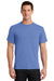 Port & Company PC61 Mens Essential Short Sleeve Crewneck T-Shirt Carolina Blue Front