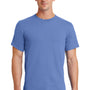 Port & Company Mens Essential Short Sleeve Crewneck T-Shirt - Carolina Blue