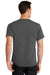 Port & Company PC61 Mens Essential Short Sleeve Crewneck T-Shirt Charcoal Grey Back