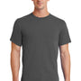 Port & Company Mens Essential Short Sleeve Crewneck T-Shirt - Charcoal Grey