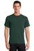 Port & Company PC61 Mens Essential Short Sleeve Crewneck T-Shirt Dark Green Front