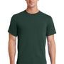 Port & Company Mens Essential Short Sleeve Crewneck T-Shirt - Dark Green