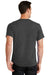 Port & Company PC61 Mens Essential Short Sleeve Crewneck T-Shirt Heather Dark Grey Back