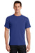 Port & Company PC61 Mens Essential Short Sleeve Crewneck T-Shirt Deep Marine Blue Front