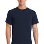 Port & Company Mens Essential Short Sleeve Crewneck T-Shirt - Deep Navy Blue