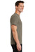 Port & Company PC61 Mens Essential Short Sleeve Crewneck T-Shirt Dusty Brown Side