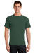 Port & Company PC61 Mens Essential Short Sleeve Crewneck T-Shirt Forest Green Front