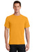 Port & Company PC61 Mens Essential Short Sleeve Crewneck T-Shirt Gold Front