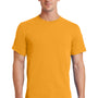 Port & Company Mens Essential Short Sleeve Crewneck T-Shirt - Gold