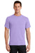 Port & Company PC61 Mens Essential Short Sleeve Crewneck T-Shirt Lavender Purple Front