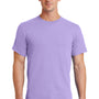 Port & Company Mens Essential Short Sleeve Crewneck T-Shirt - Lavender Purple