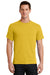 Port & Company PC61 Mens Essential Short Sleeve Crewneck T-Shirt Lemon Yellow Front