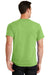 Port & Company PC61 Mens Essential Short Sleeve Crewneck T-Shirt Lime Green Back