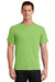 Port & Company PC61 Mens Essential Short Sleeve Crewneck T-Shirt Lime Green Front