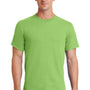 Port & Company Mens Essential Short Sleeve Crewneck T-Shirt - Lime Green