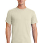 Port & Company Mens Essential Short Sleeve Crewneck T-Shirt - Natural