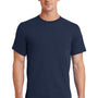 Port & Company Mens Essential Short Sleeve Crewneck T-Shirt - Navy Blue