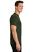 Port & Company PC61 Mens Essential Short Sleeve Crewneck T-Shirt Olive Green Side