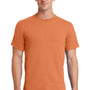 Port & Company Mens Essential Short Sleeve Crewneck T-Shirt - Orange Sherbet