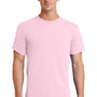Port & Company Mens Essential Short Sleeve Crewneck T-Shirt - Pale Pink