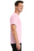 Port & Company PC61 Mens Essential Short Sleeve Crewneck T-Shirt Pale Pink Side