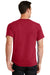 Port & Company PC61 Mens Essential Short Sleeve Crewneck T-Shirt Red Back