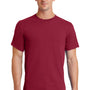 Port & Company Mens Essential Short Sleeve Crewneck T-Shirt - Rich Red