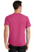 Port & Company PC61 Mens Essential Short Sleeve Crewneck T-Shirt Sangria Pink Back
