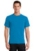 Port & Company PC61 Mens Essential Short Sleeve Crewneck T-Shirt Sapphire Blue Front