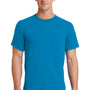 Port & Company Mens Essential Short Sleeve Crewneck T-Shirt - Sapphire Blue