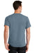 Port & Company PC61 Mens Essential Short Sleeve Crewneck T-Shirt Stonewashed Blue Back