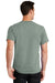 Port & Company PC61 Mens Essential Short Sleeve Crewneck T-Shirt Stonewashed Green Back