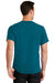 Port & Company PC61 Mens Essential Short Sleeve Crewneck T-Shirt Teal Blue Back