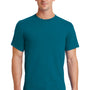 Port & Company Mens Essential Short Sleeve Crewneck T-Shirt - Teal Green
