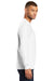 Port & Company PC61LSP Mens Essential Long Sleeve Crewneck T-Shirt w/ Pocket White Side