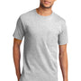 Port & Company Mens Essential Short Sleeve Crewneck T-Shirt w/ Pocket - Ash Grey