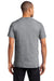Port & Company PC61P Mens Essential Short Sleeve Crewneck T-Shirt w/ Pocket Heather Grey Back