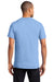 Port & Company PC61P Mens Essential Short Sleeve Crewneck T-Shirt w/ Pocket Light Blue Back