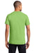 Port & Company PC61P Mens Essential Short Sleeve Crewneck T-Shirt w/ Pocket Lime Green Back
