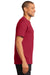 Port & Company PC61P Mens Essential Short Sleeve Crewneck T-Shirt w/ Pocket Red Side