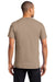 Port & Company PC61P Mens Essential Short Sleeve Crewneck T-Shirt w/ Pocket Sand Brown Back