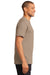 Port & Company PC61P Mens Essential Short Sleeve Crewneck T-Shirt w/ Pocket Sand Brown Side
