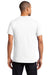 Port & Company PC61P Mens Essential Short Sleeve Crewneck T-Shirt w/ Pocket White Back